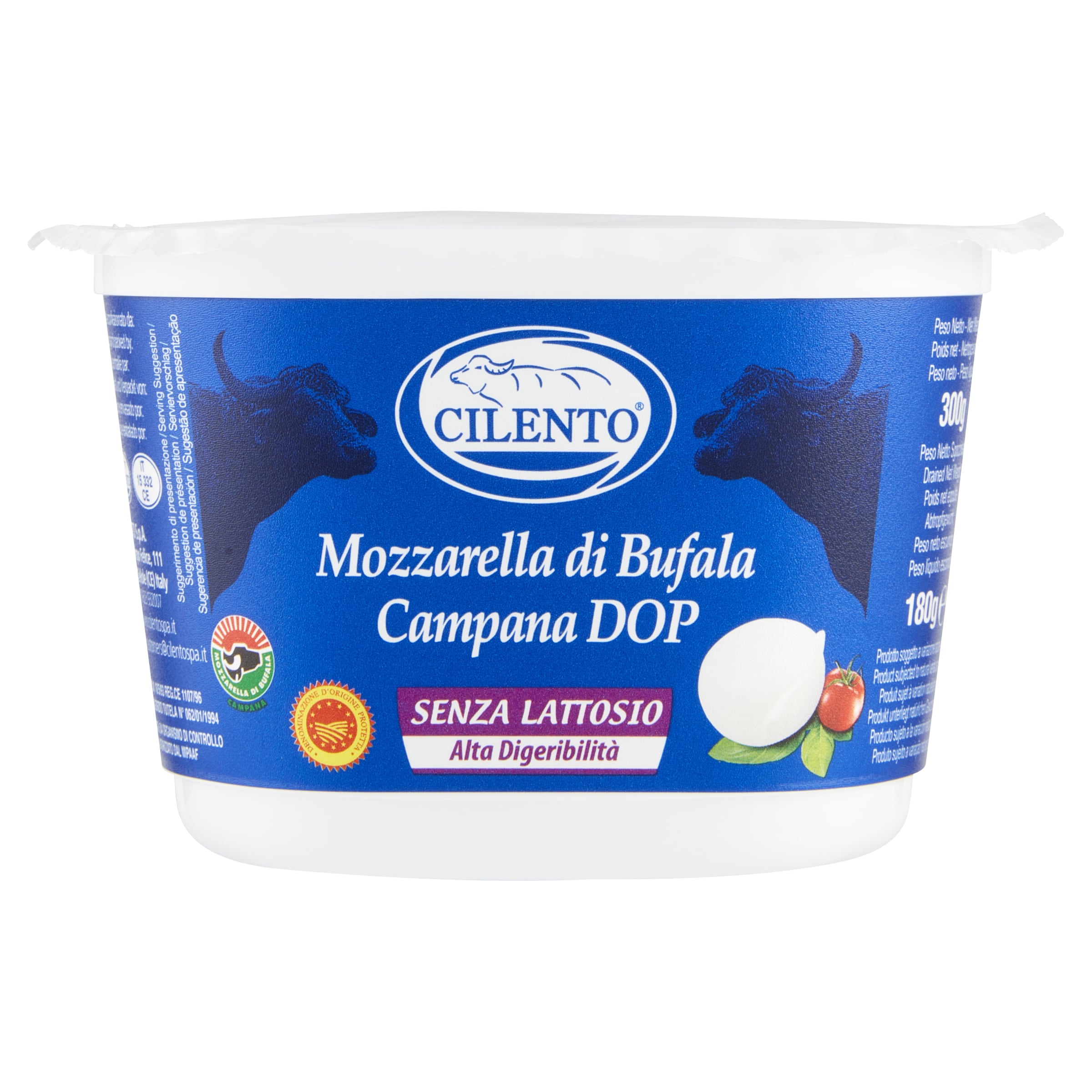 Высококачественный Итальянский свежий сыр без лактозы Mozzarella di buозначает Campana PDO Ванна 180 г