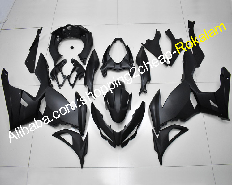 Обтекатель для Kawasaki Ninja 400 2018 2019 2020 Ninja400 Ninja-400 18 19 20 ABS черный обтекатель
