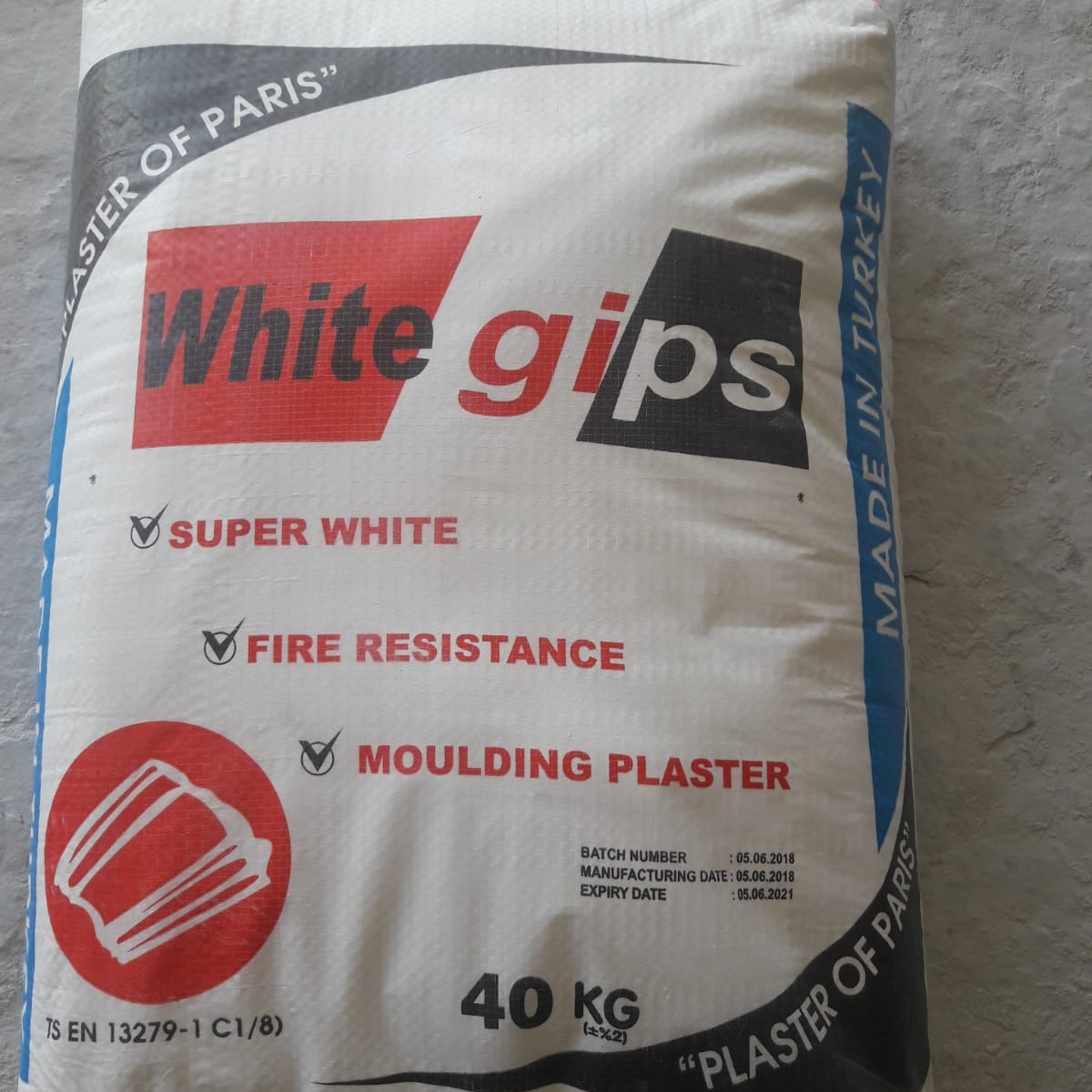 Plaster of Paris Powder for Building Made In Turkey Bulk Vessel Shipment to Apapa Lagos Port Harcourt Nigeria