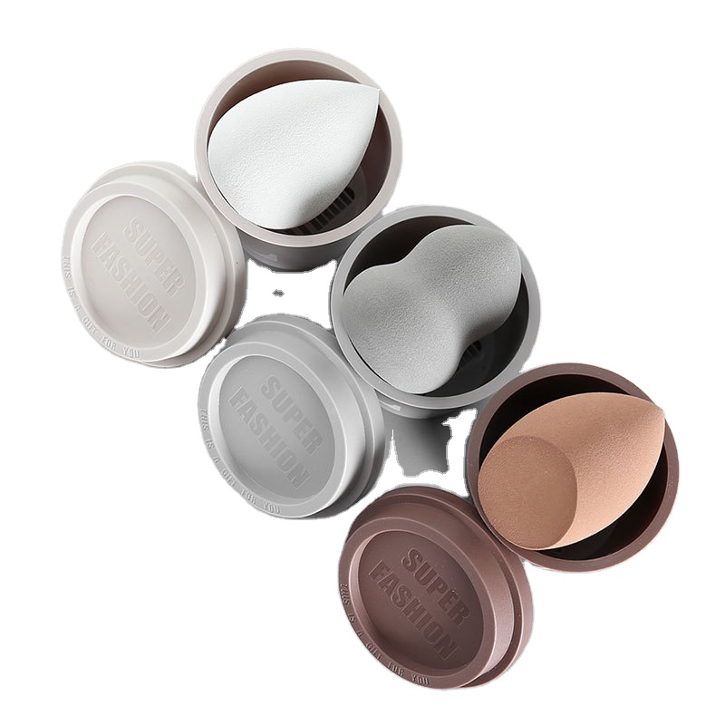 Косметический блендер Beauty Egg, губка для макияжа под заказ, губка для макияжа с латексной чашкой, без латекса