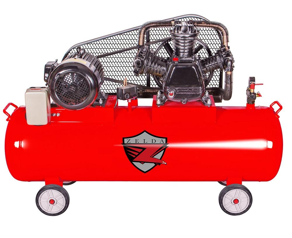3 cylinder air compressor piston belt driven air compressor 8bar 10hp