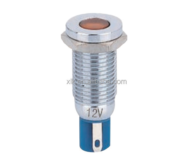 IN62 IP67 19mm diameter anti-vandal 12v ring LED arrow symbol metal indicator