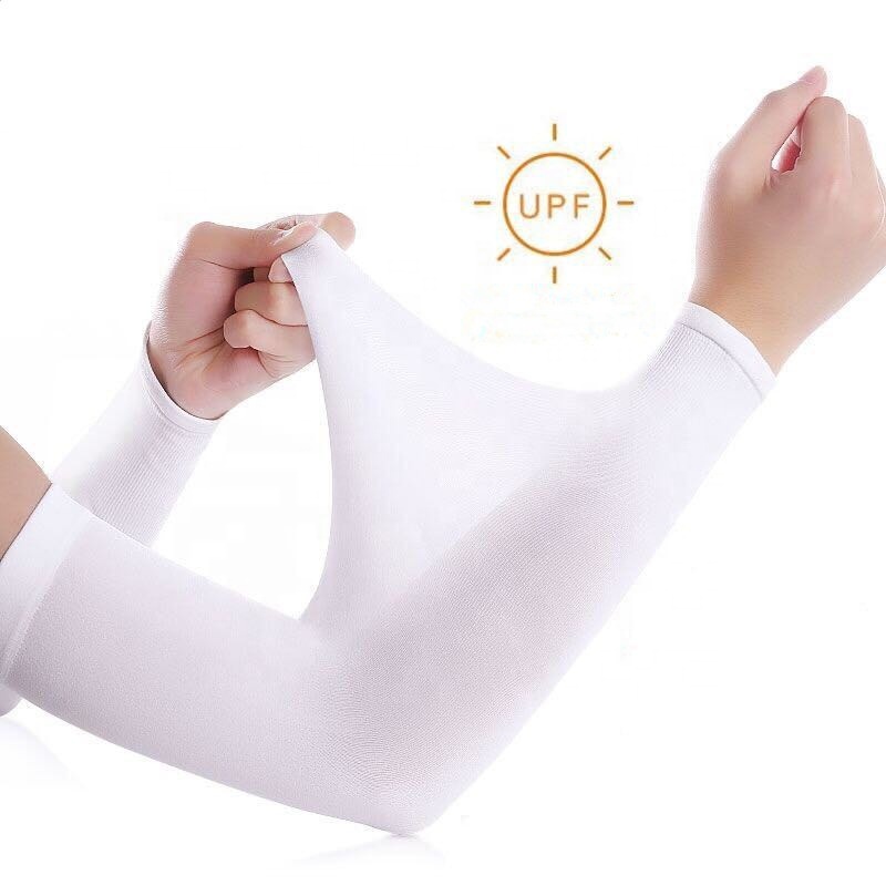 Outdoor Sport Blank Anti-UV Custom Logo Solid Arm Sleeves