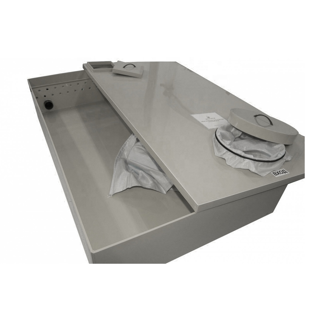 Polypropylene Sand Trap 1100*600*200 mm OVP 40 Series "Cleaning-PM" For Cleaning Waste Water