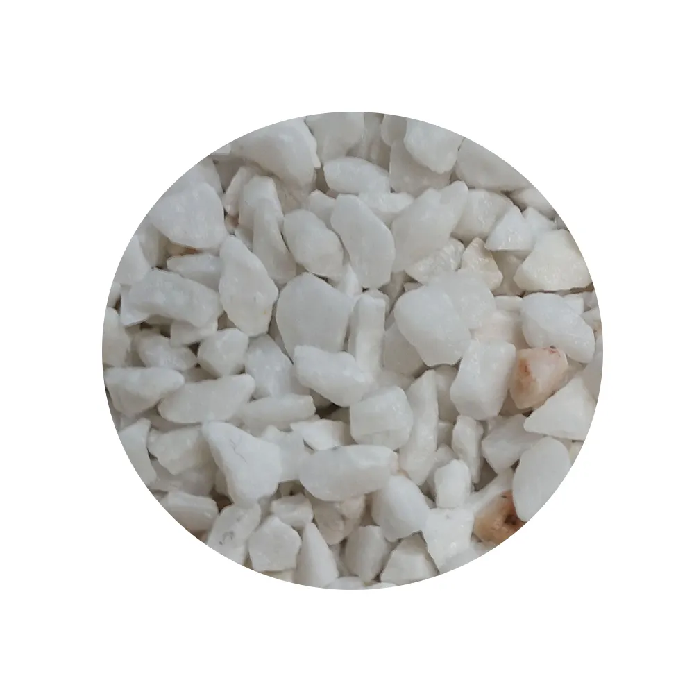 White Polished Marble Chips Manufacturer