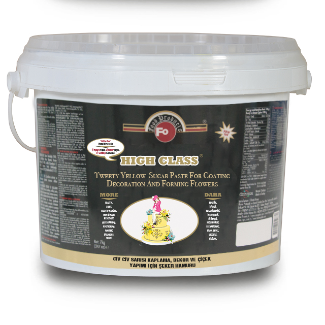 FO High Class Sugar Paste Dough (Fondant) / Tweety Yellow