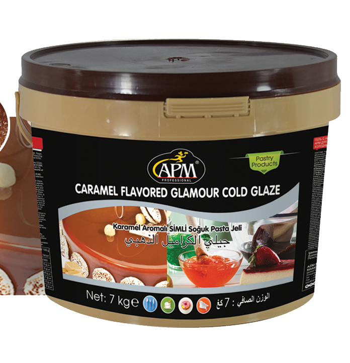 APM CARAMEL FLAVORED GLAMOUR COLD GLAZE