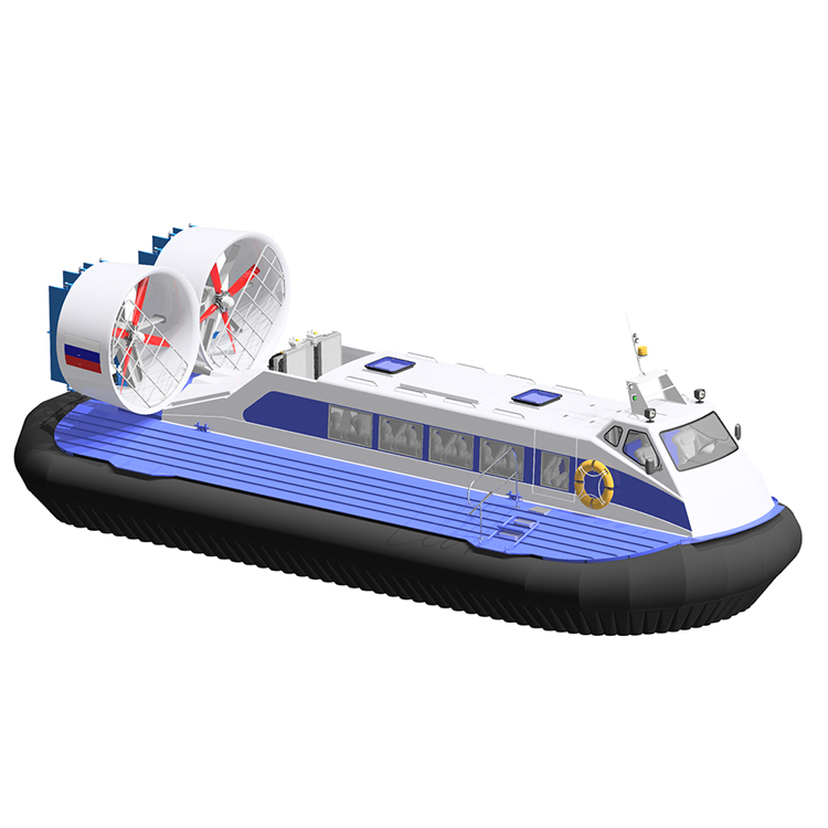 Reliable transport hovercraft "NEPTUNE-23" production of Russia can carry up to 22 passengers, commercial hovercraft