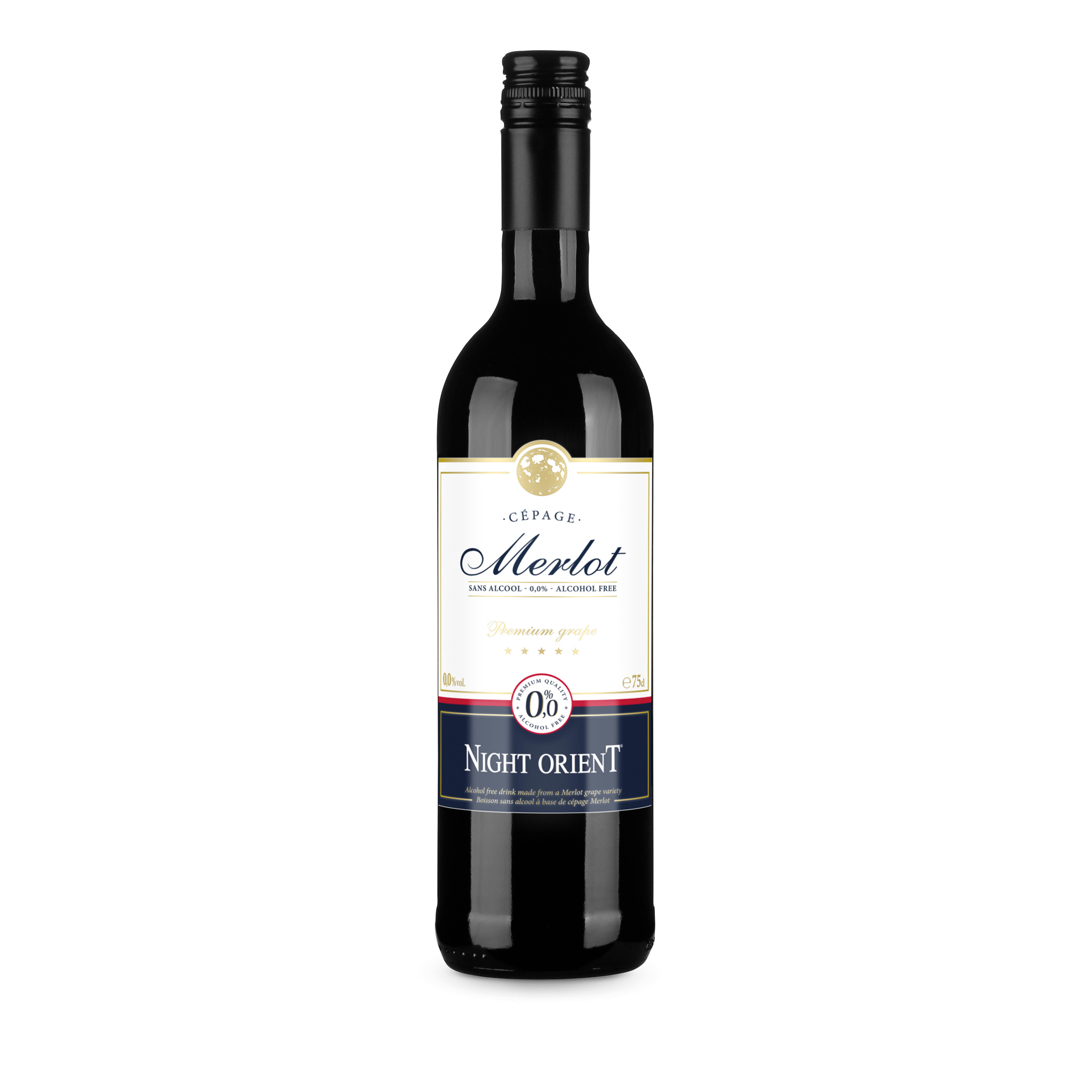 Merlot, красное вино без спирта, Насыщенный рубиновый цвет от la Mancha 0,75 л. Наложите немного охлажденным перед употреблением.