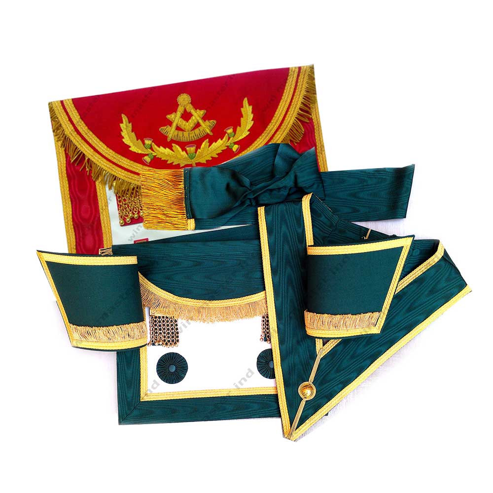 Фартук Masonic Regalia Craft от шотландского мастера Мейсона, мастер мазвуковой мастера Мейсона, шотландский фартук