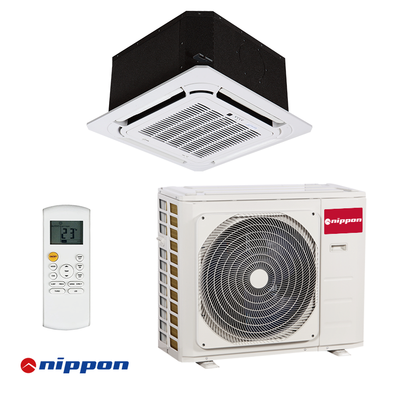 Инверторный Кондиционер Nippon NCD-36HRFNX-Q / NOD30U-36HFN8-Q casseven type A ++ / A + класс энергии охлаждения/отопления