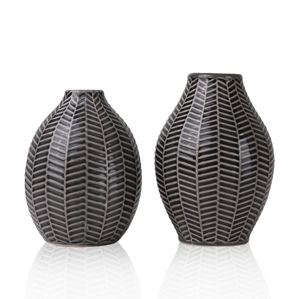 EAGLEGIFTS комплект из 2 предметов серый дома декоративные morandi ваза, вазы керамические фарфоровые