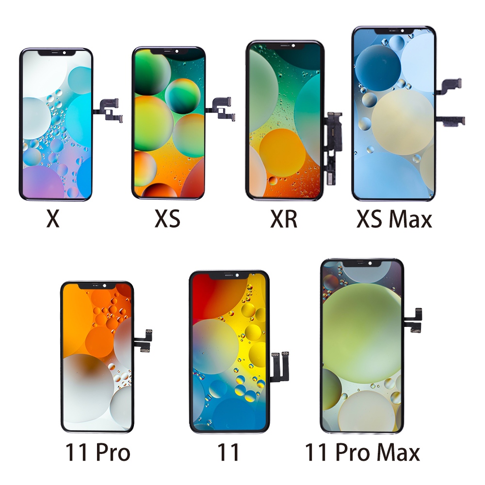 ЖК-экран Elekworld EK для iPhone X XR XS Max 11 Pro Max, сменный ЖК-экран с дигитайзером в сборе для мобильных телефонов