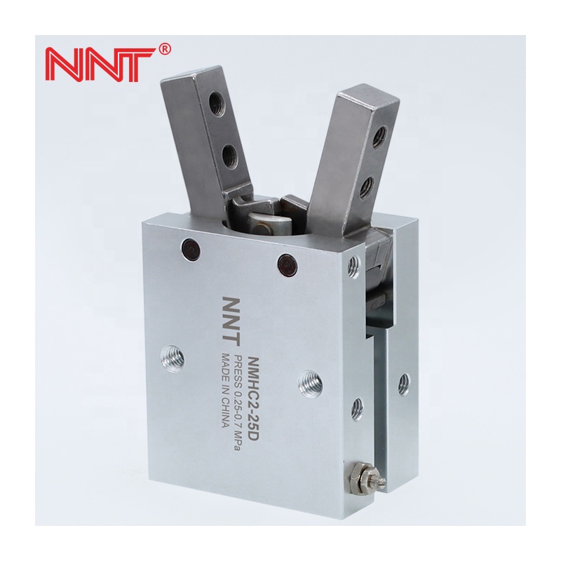NNT Professional Single/Double Acting Angular Gripper Robot Air Fingers MHC2-20d