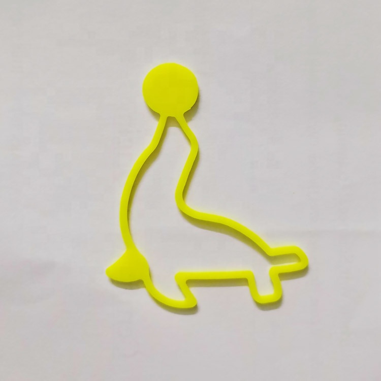 Colorful elastic silicone rubber bracelet rubber hair band