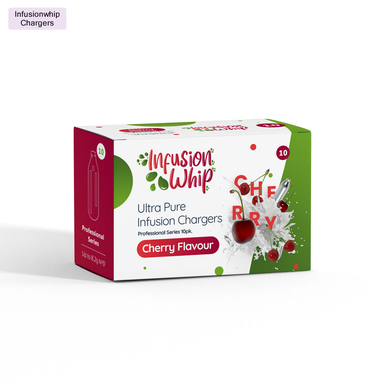 New Stock Arrival 8.2g N2O Fill Cherry Flavor Whipped Cream Charger for Global Buyers