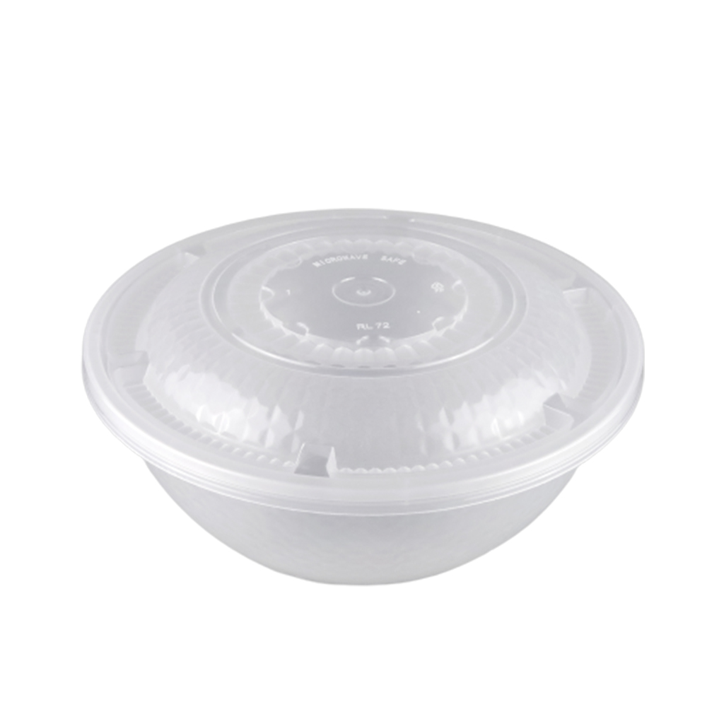 AC Series Consists Set of Bowls 72oz - To go Container (Bowl, Lid) Designed For Hot or Cold Foods Plastic Bowls