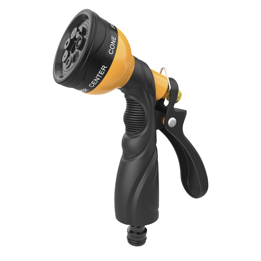 patio metal 7 pattern rear trigger hose nozzle