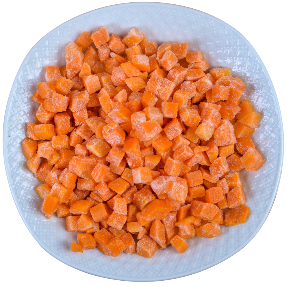 Новые свежие вкусные Овощи IQF замороженные моркови нарезанные