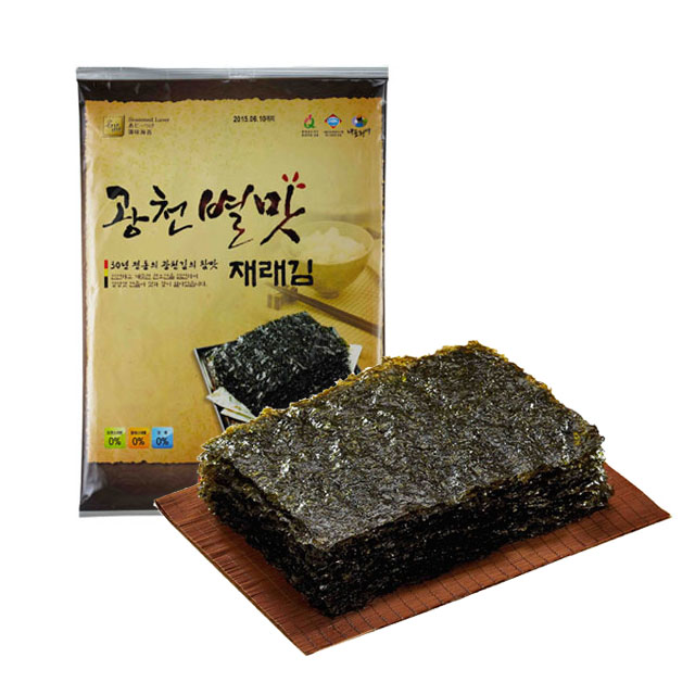 Certified Byul Mat Korean Gwangcheon Full Size Roasted & Seasoned Laver (Shushi Nori) Seaweed Traditional Taste
