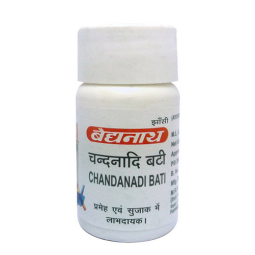 India herbal product Baidyanath Chandanadi Bati 30 TABLETS - Chandan tablets
