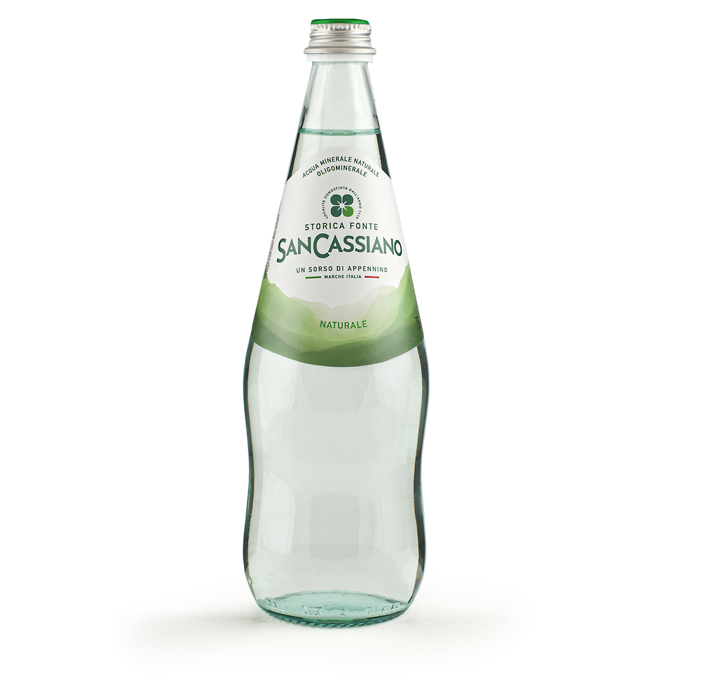 Итальянская минеральная вода San Cassiano, 750 мл, бутылка, естественная упаковка, оптовая продажа