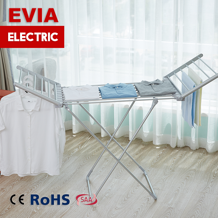 EVIA с подогревом сухой сушилка для белья стеллаж для выставки товаров электрическая тепловая Ткань Домашний сушилка для белья