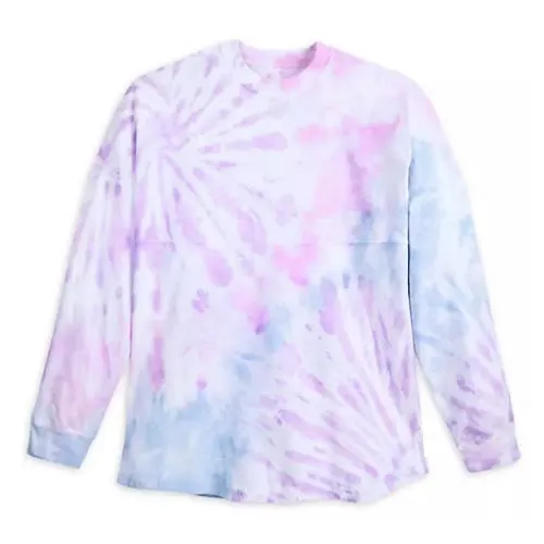 Fanciful Spirit Jersey With Pastel Tie Dye T-shirt Sports Summer Fashion Colorful Long Sleeve Crewneck Male Tie Dye T Shirt