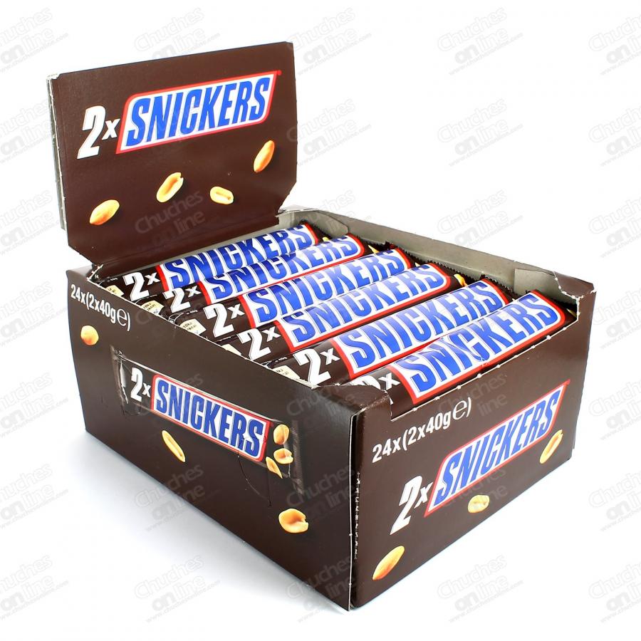 Шоколадные бруски Snickers 51 г X 24, в наличии