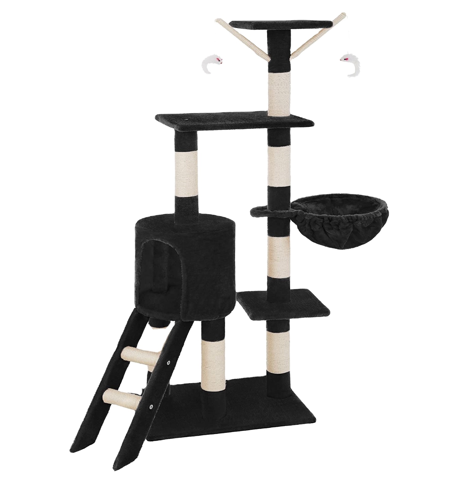 High Quality Pet Products Five Layers Wooden Car Durable Cat Trees