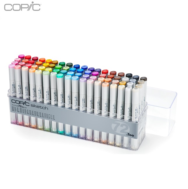 Beautiful lines can be drawn and funny marker copic marker with multiple functions