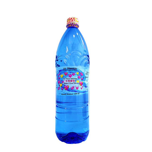 Bundle sale High quality Halal Certificate Healthy Drinking Ultrasonic Alkaline Ionized Water 1500ml 60 Bottles