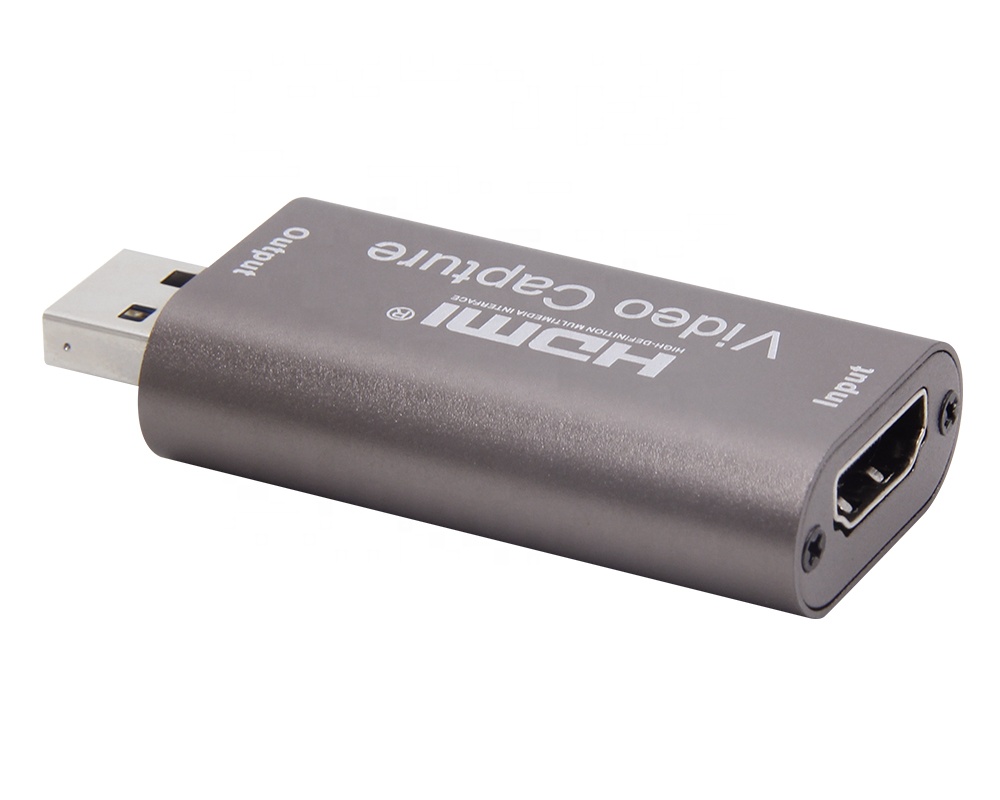 Мини алюминиевый корпус мультимедиа 4K 1080p usb карта видеозахвата 3,0