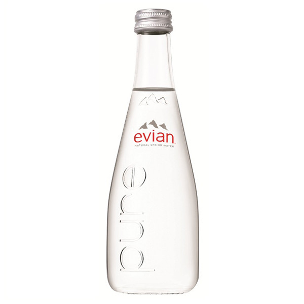 Evian минеральная вода 330 мл стеклянная бутылка 20x33cl
