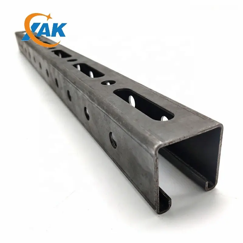 Factory price 2021 New Slotted hole size OEM 41 uni strut c channel steel profile one stop service manufacturer