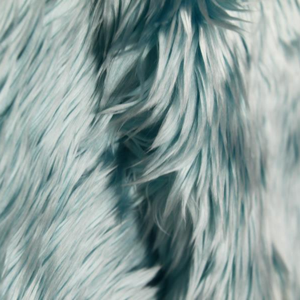 High Quality Boa Acrylic Fur Fabric Blue 6020