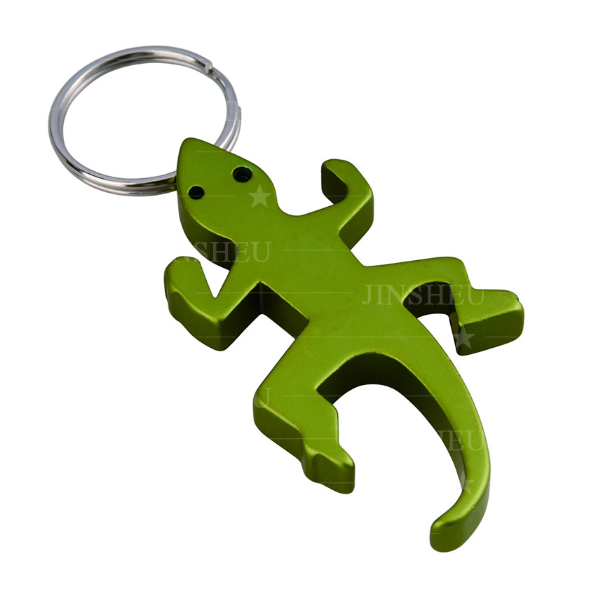 custom logo cheap bulk gecko shaped beer bottle openers