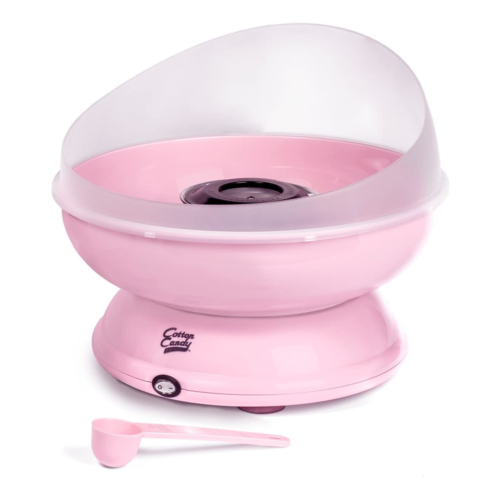 Electric Pink Cotton Candy Machine with Paper Cones CC1000-S Cotton Candy Machine