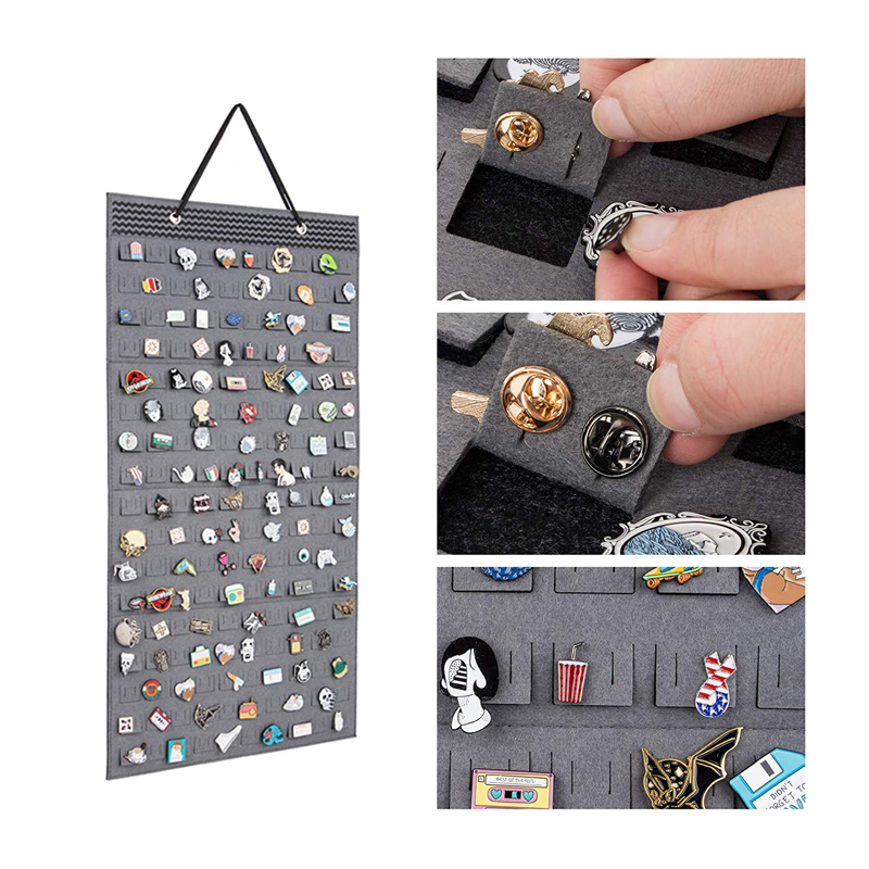 Wholesale hanging felt pin board case for home school office