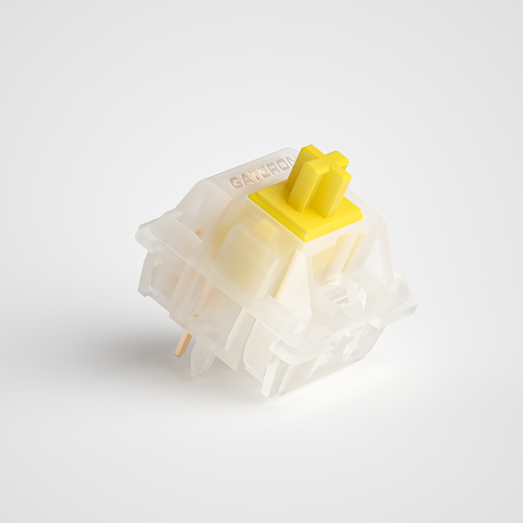 Новинка наращивание GATERON KS-3 X1 молочно-желтый Pro линейный 5 pin игровая механическая клавиатура переключателя