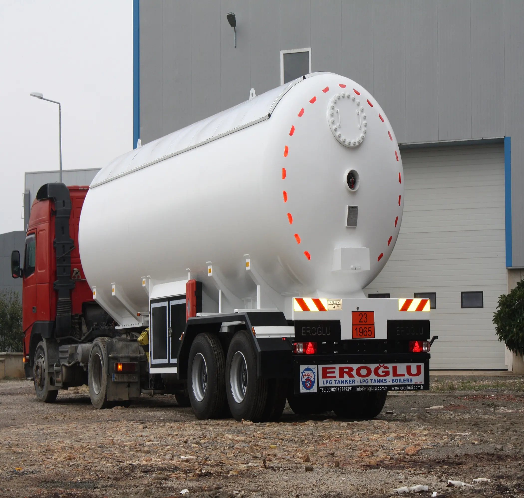 LPG SEMI TRAILER TRANSPORT TANK