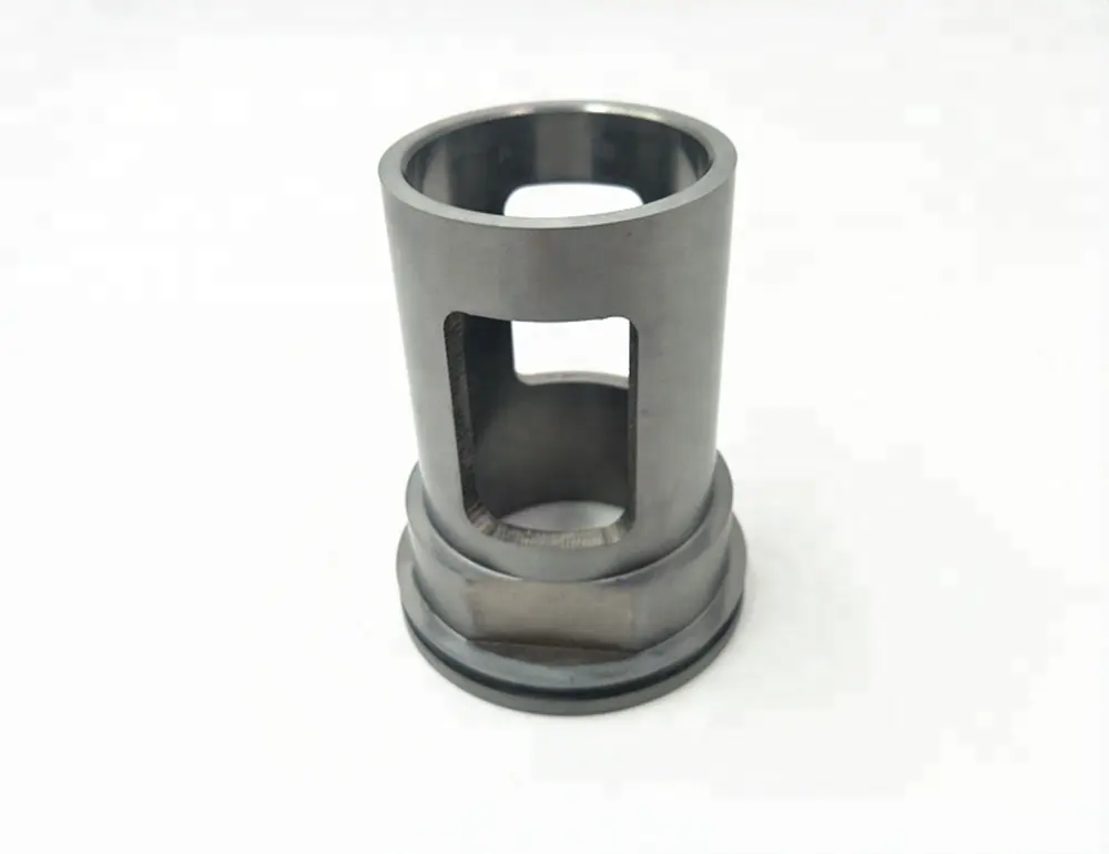 Tungsten carbide wear sleeves and valve core for Cage type throttle valves or adjustable cage choke valve