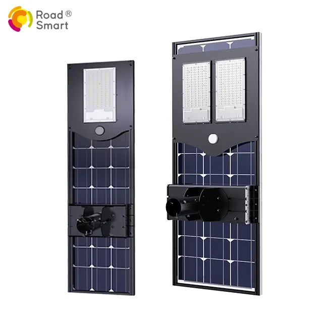 3 Years Warranty 60w 80w 100W Mppt Controller Ip65 All In 1 Led Solar Street Light With Bifacial Solar Panel