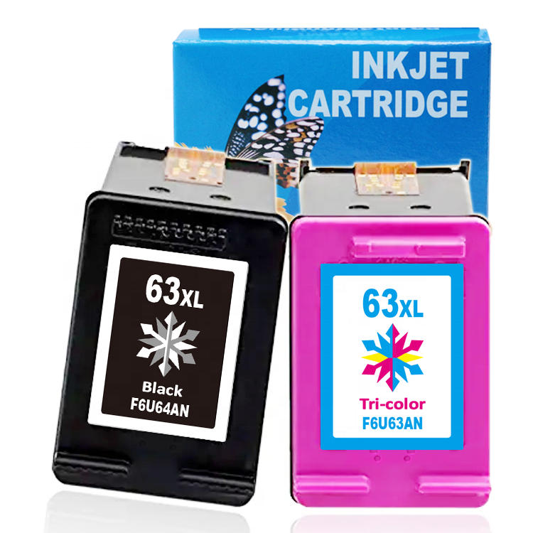 Uniplus 63 xl 63xl F6U63A F6U64A чернильный картридж для принтера HP Deskjet 1112 2130 2131 2132
