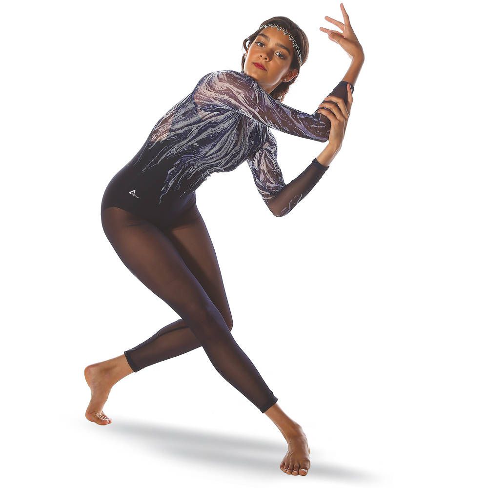 High Quality Gymnastics Girls Polyester Spandex Fabric Dance Training Unitard
