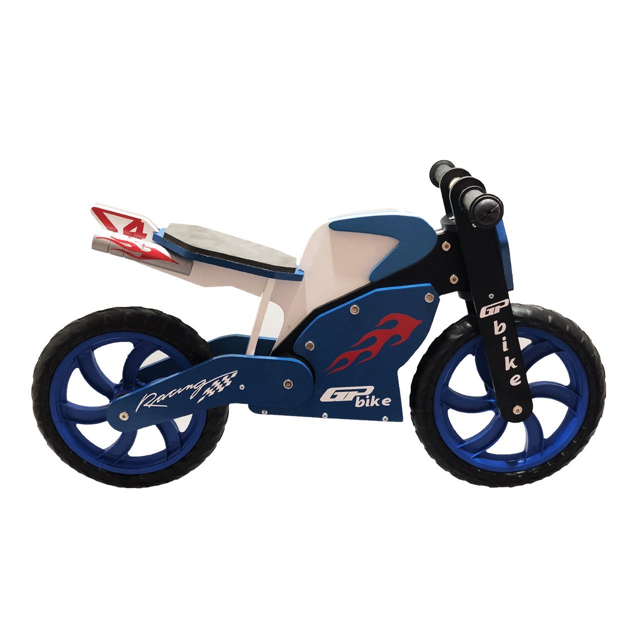 For Racing Balance Bike for Children Bicylce - Blue