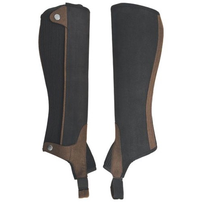 Custom Made Horse Riding Half Chaps available in different colors suede, cow hide leather