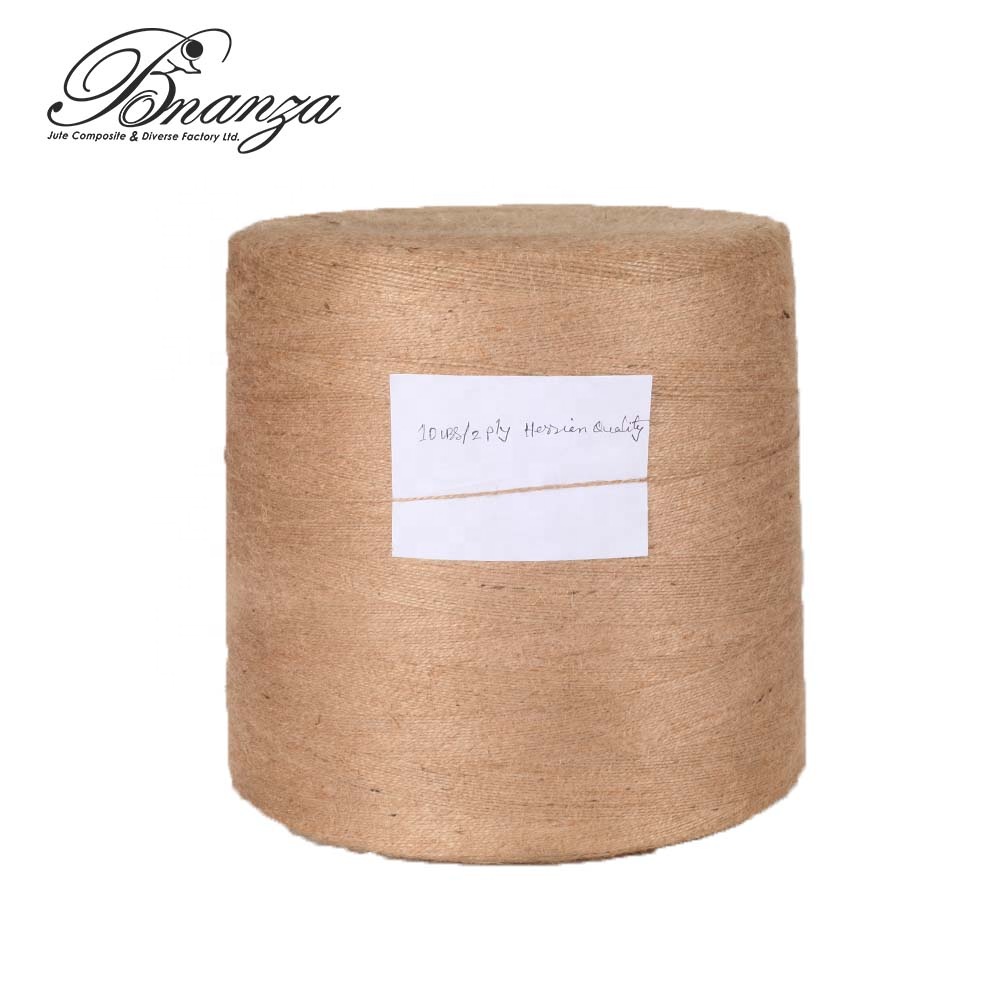JY-0006 10Lbs-2ply(Hessian Quality) Jute Yarn from Bonanza Jute Composite & Diverse Factory Ltd.