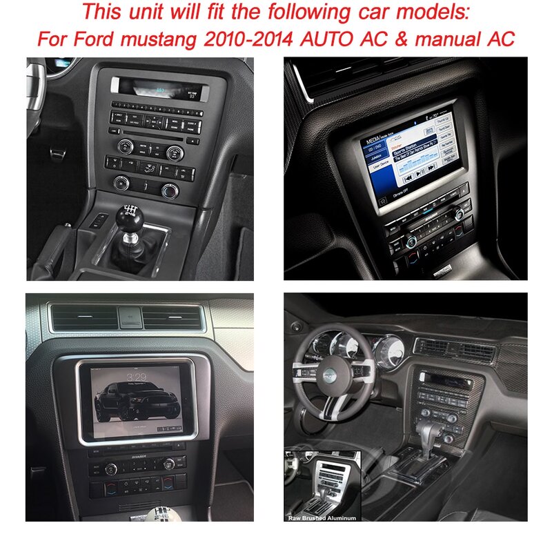 Aucar 12,1 "Вертикальный стиль Android 9 для Ford Mustang 2010-14, автомобильное радио, GPS-навигация, мультимедийный автомобильный радиоприемник, стерео Carplay PX6
