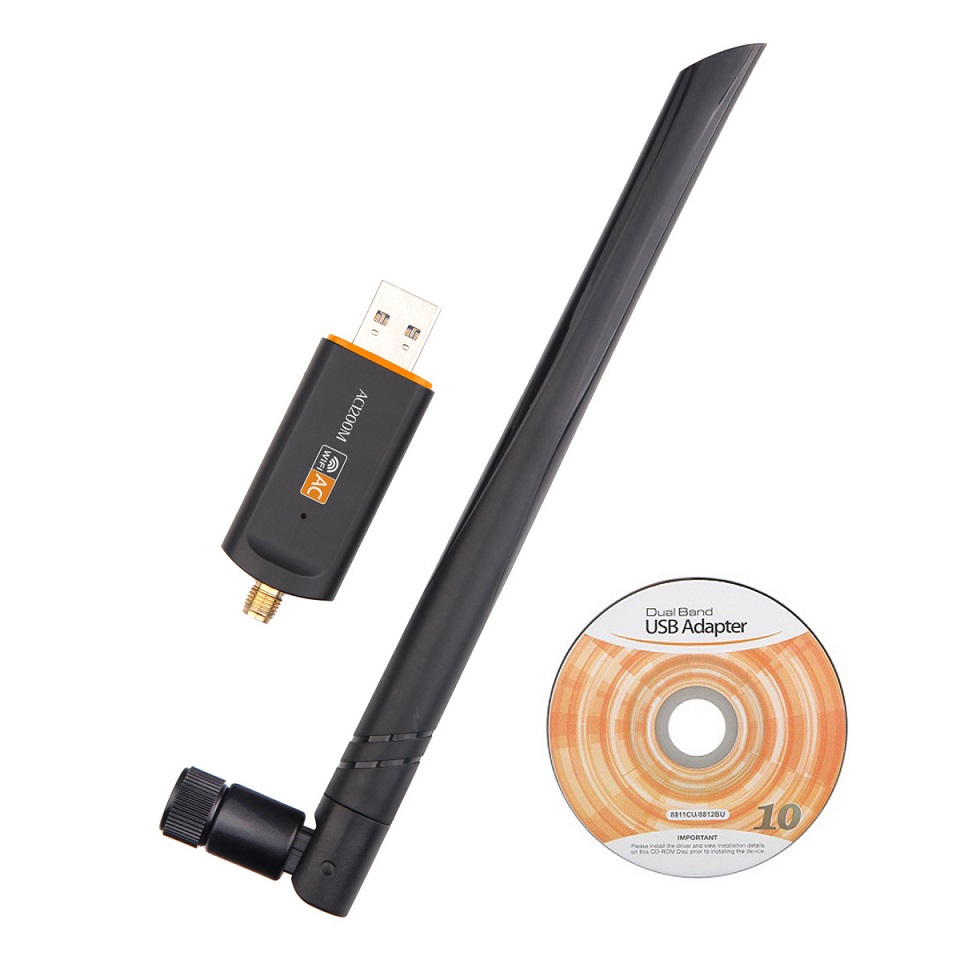 Оптовая продажа, USB3.0Wifi2.4G5G беспроводной 1200 Мбит/с Lan Ethernet адаптер, сетевая карта, серия, ноутбук, Wifi приемник
